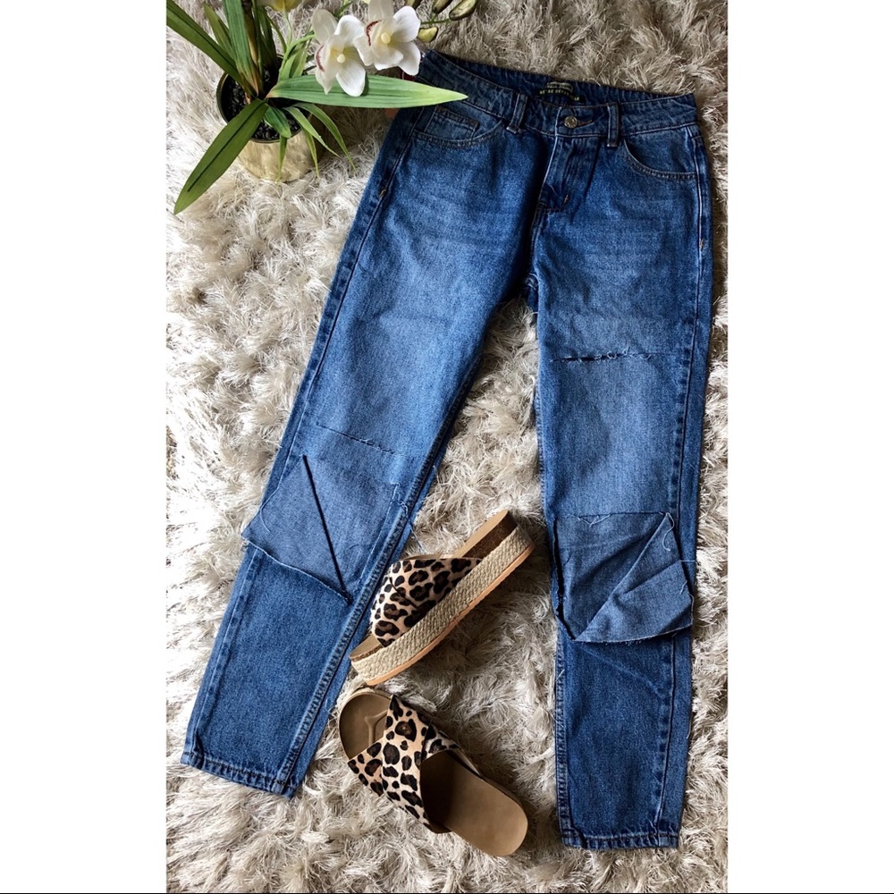 NWT Festival Style Ripped Jeans